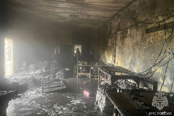 В Иванове сгорел цех матрасного производства на площади 150 кв.м.